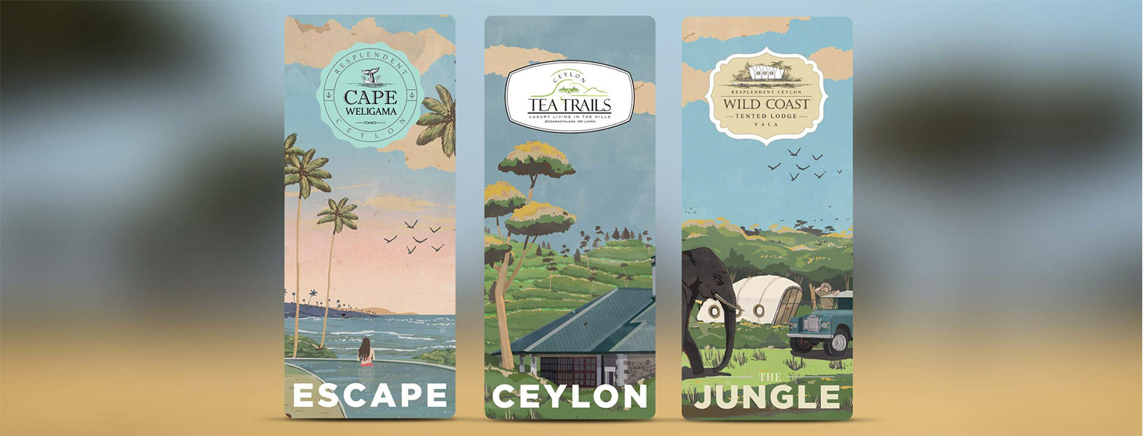 Resplendent Ceylon Custom Luggage Tags Design Case Study